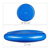 relaxdays Balance-Kissen blau