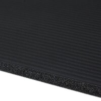relaxdays Yogamatte schwarz 60,0 x 180,0 x 1,0 cm