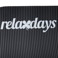 relaxdays Yogamatte schwarz 60,0 x 180,0 x 1,0 cm