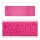 relaxdays Yogamatte pink 60,0 x 180,0 x 1,0 cm