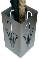 SZ Metall Schirmständer Umbrella 32668-MT silber,...