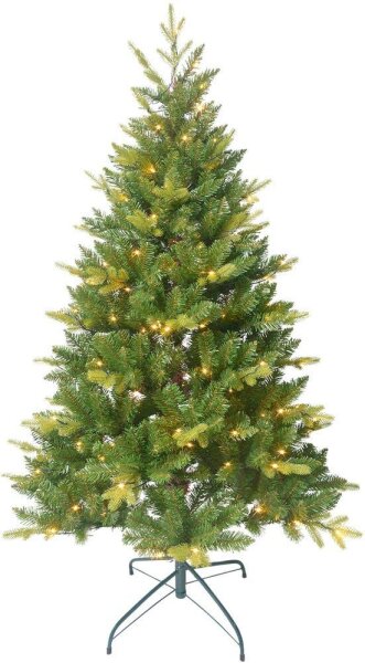 Idena Weihnachtsbaum mit LED Lichterkette grün, 1 St.