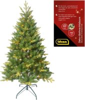 Idena Weihnachtsbaum mit LED Lichterkette grün, 1 St.