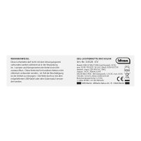 Idena 100er Seil Solar LED Lichterkette braun 14,0 m, 1 St.