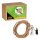 Idena 100er Seil Solar LED Lichterkette braun 14,0 m, 1 St.