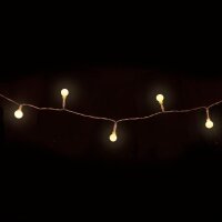 Idena 100er Kugel LED Lichterkette transparent 10,2 m, 1 St.