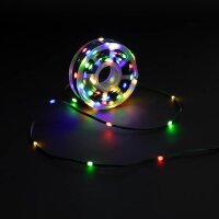 Idena 200er Micro LED Lichterkette grün 22,9 m, 1 St.