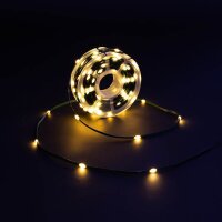 Idena 200er Micro LED Lichterkette grün 22,9 m, 1 St.