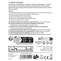 Idena 200er Micro LED Lichterkette grün 22,9 m, 1 St.