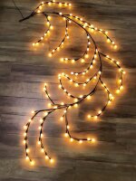 Idena 120er Kugel-Zweige LED Lichterkette braun 7,0 m, 1 St.