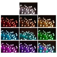 Idena 120er Kugel-Zweige LED Lichterkette braun 7,0 m, 1 St.