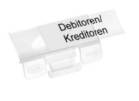ELBA Vollsichtreiter vertic 85508 transparent, 25 St.