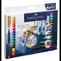 FABER-CASTELL Lackmarker farbsortiert 1,5 mm, 30 St.  ( 160730 )