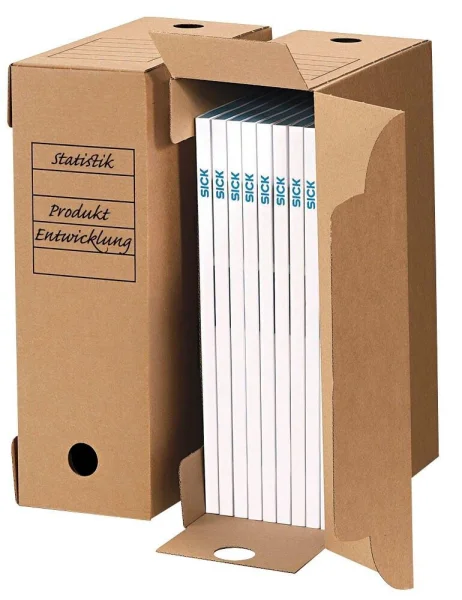 Top-Print Archivboxen braun 33,5 x 11,4 x 25,3 cm, 10 St.