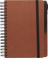 FABER-CASTELL Notizbuch ca. DIN A5 blanko, sienna Hardcover 180 Seiten, 1 Set