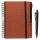 FABER-CASTELL Notizbuch ca. DIN A5 blanko, sienna Hardcover 180 Seiten, 1 Set