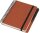 FABER-CASTELL Notizbuch ca. DIN A5 blanko, sienna Hardcover 180 Seiten, 1 Set