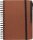 FABER-CASTELL Notizbuch ca. DIN A5 blanko, sienna Hardcover 180 Seiten, 1 Set