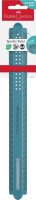FABER-CASTELL Lineal Sparkle ocean 30,0 cm, ocean