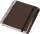 FABER-CASTELL Notizbuch ca. DIN A5 blanko, espresso Hardcover 180 Seiten, 1 Set
