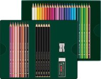 FABER-CASTELL Polychromos & Pitt Graphite Matt Malset...