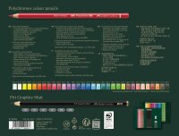 FABER-CASTELL Polychromos & Pitt Graphite Matt Malset farbsortiert, 40 St.