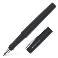 FABER-CASTELL Poly Pen Patronenfüller schwarz M...