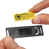 DURABLE Clip Card Namensschilder mit Magnet 6,7 x 1,7 cm, 25 St.