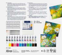 FABER-CASTELL Acryl Bastelfarben-Set farbsortiert, 1 Set
