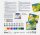FABER-CASTELL Acryl Bastelfarben-Set farbsortiert, 1 Set
