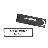 DURABLE Clip Card Namensschilder mit Nadel 6,7 x 1,7 cm,...