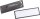 DURABLE Clip Card Namensschilder mit Nadel 6,7 x 1,7 cm, 25 St.