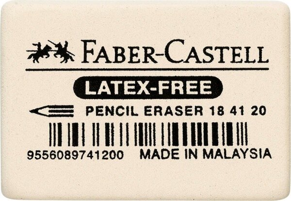 FABER-CASTELL Radiergummi weiß, 1 St.