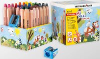 EBERHARD FABER MiniMaxi 3in1 40er Box Buntstifte...