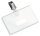 DURABLE Namensschilder mit Clip 9,0 x 5,4 cm, 25 St.