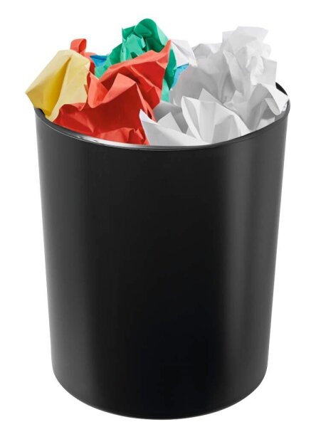 HAN Flammhemmend Papierkorb 13,0 l schwarz, 1 St.