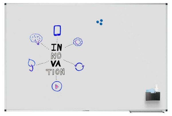 Legamaster Whiteboard UNITE 150,0 x 100,0 cm weiß lackierter Stahl