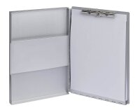 MAUL Klemmbrett MAULassist mit Aufbewahrungsfach 2354608 DIN A4 silber Aluminium, 1 St.