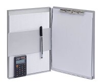 MAUL Klemmbrett MAULassist mit Aufbewahrungsfach 2354608 DIN A4 silber Aluminium, 1 St.