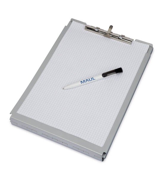 MAUL Klemmbrett MAULcase 2354808 DIN A4 silber Aluminium, 1 St.