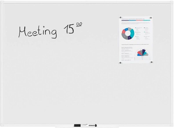 MAUL Whiteboard MAULprimo 110,0 x 80,0 cm weiß kunststoffbeschichteter Stahl