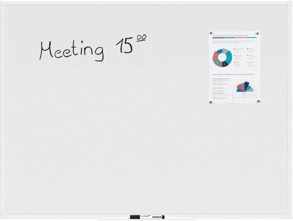 MAUL Whiteboard MAULprimo 120,0 x 90,6 cm weiß kunststoffbeschichteter Stahl