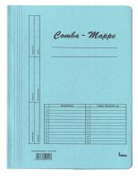 bene Schnellhefter Comba-Mappe Karton blau DIN A4, 5 St.