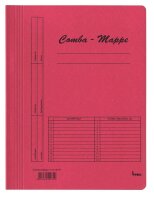 bene Schnellhefter Comba-Mappe Karton rot DIN A4, 5 St.