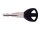 ABUS Fahrradschloss IVERA Chain 7210/110 schwarz 110,0 cm, 1 St.