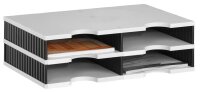 styro Sortierstation Styrodoc grau/schwarz mit 4...