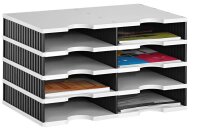 styro Sortierstation Styrodoc grau/schwarz mit 8...