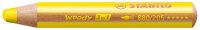 STABILO woody 3 in 1 Buntstift gelb, 1 St.