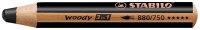 STABILO woody 3 in 1 Buntstift schwarz, 1 St.