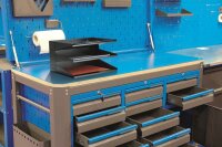 DURABLE Sortierstation schwarz mit 3 Fächern